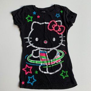 Hello Kitty Black and Neon T Shirt